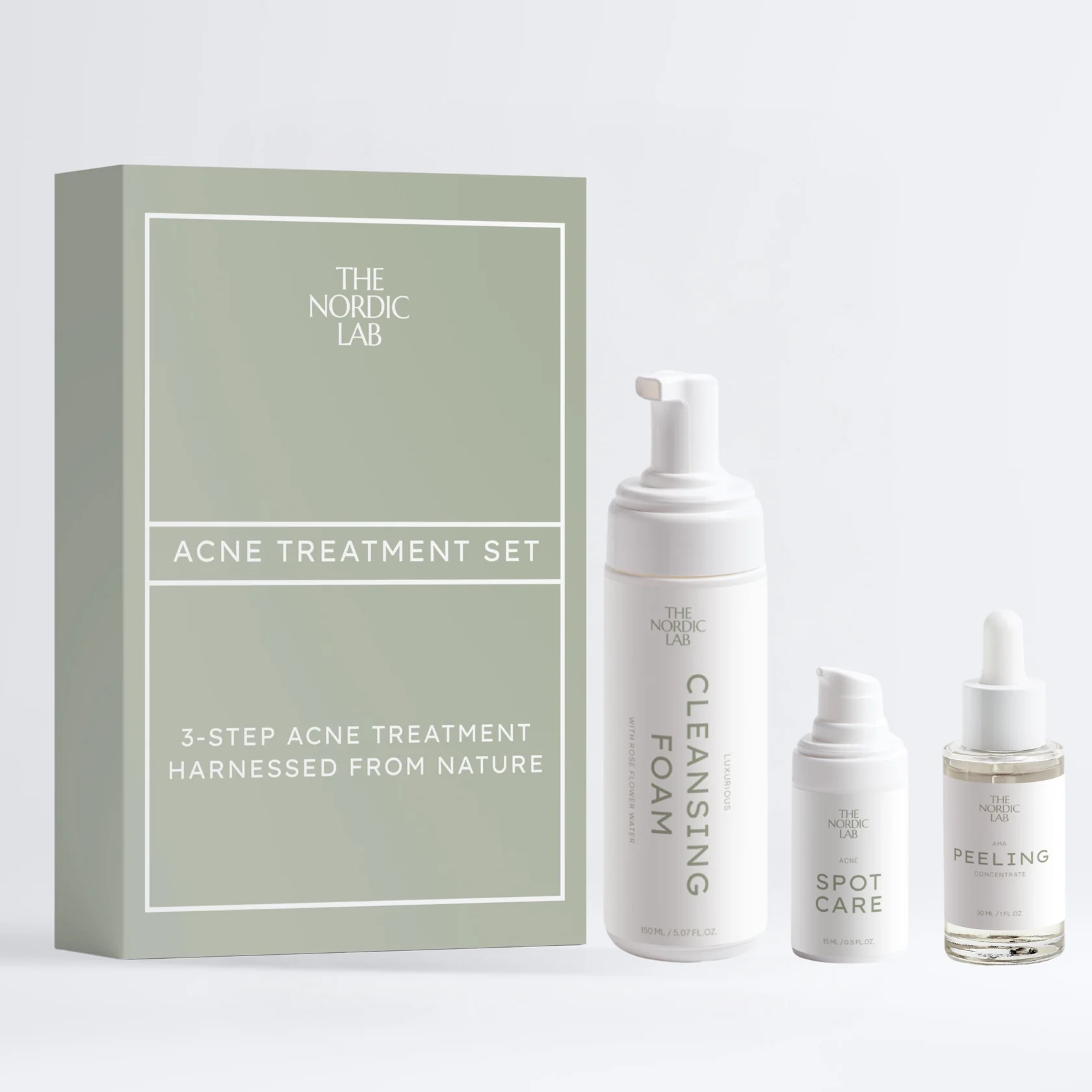 Acne Treatment Set: 3-Step Solution 